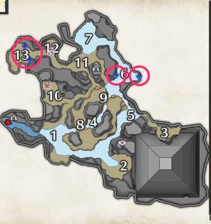 イロヅキムシの水没林