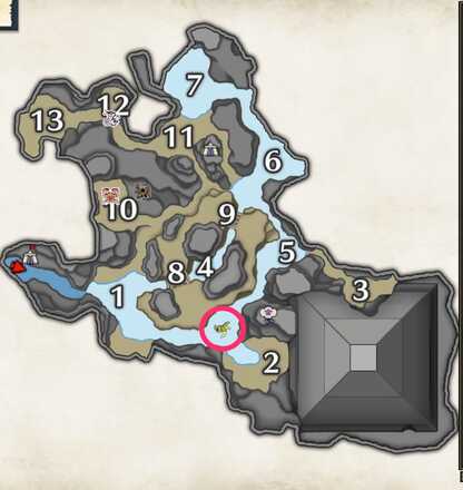 変幻翔蟲（金）の水没林