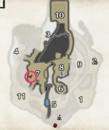 変幻翔蟲（紅）の密林の下層