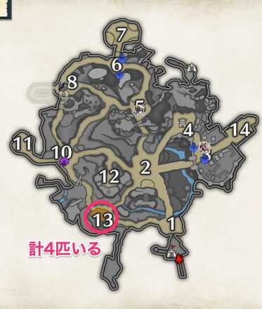 クイツキガマの城塞高地