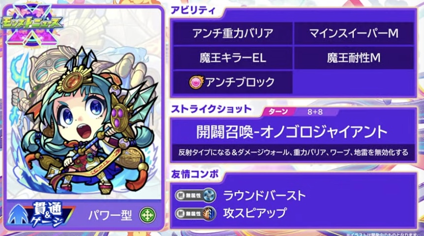 天沼矛ステータス