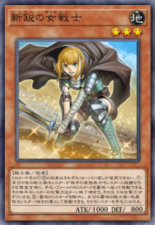 新鋭の女戦士の画像