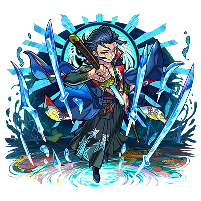 モンドリ SUPER BIG GACHA 「童子切安綱 進化前 神化」セット モンスト】童子切安綱（どうじぎりやすつな）の評価とわくわくの