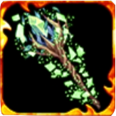 躍動する会心のロッドの画像