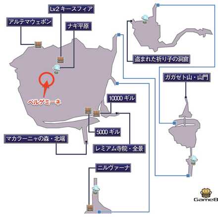 ベルゲミーネ場所③