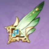 狩人の青緑色の矢羽