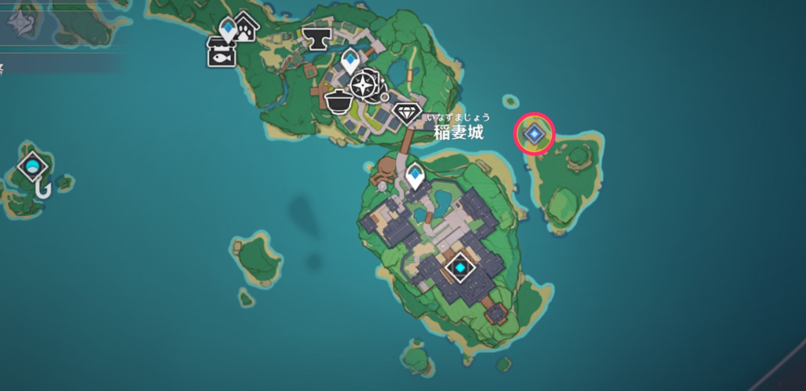 稲妻城近くにいるグザヴィエに会う