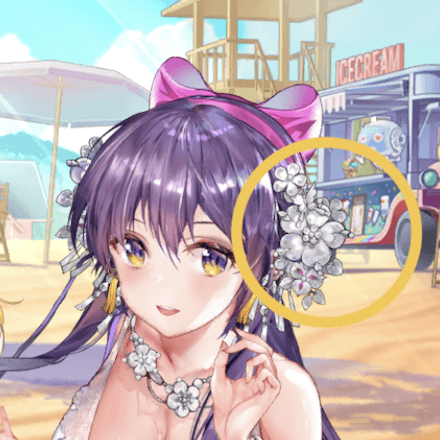 少女廻戦の銀の花のタップする場所