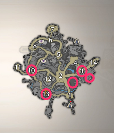 ハゼヒバキの場所