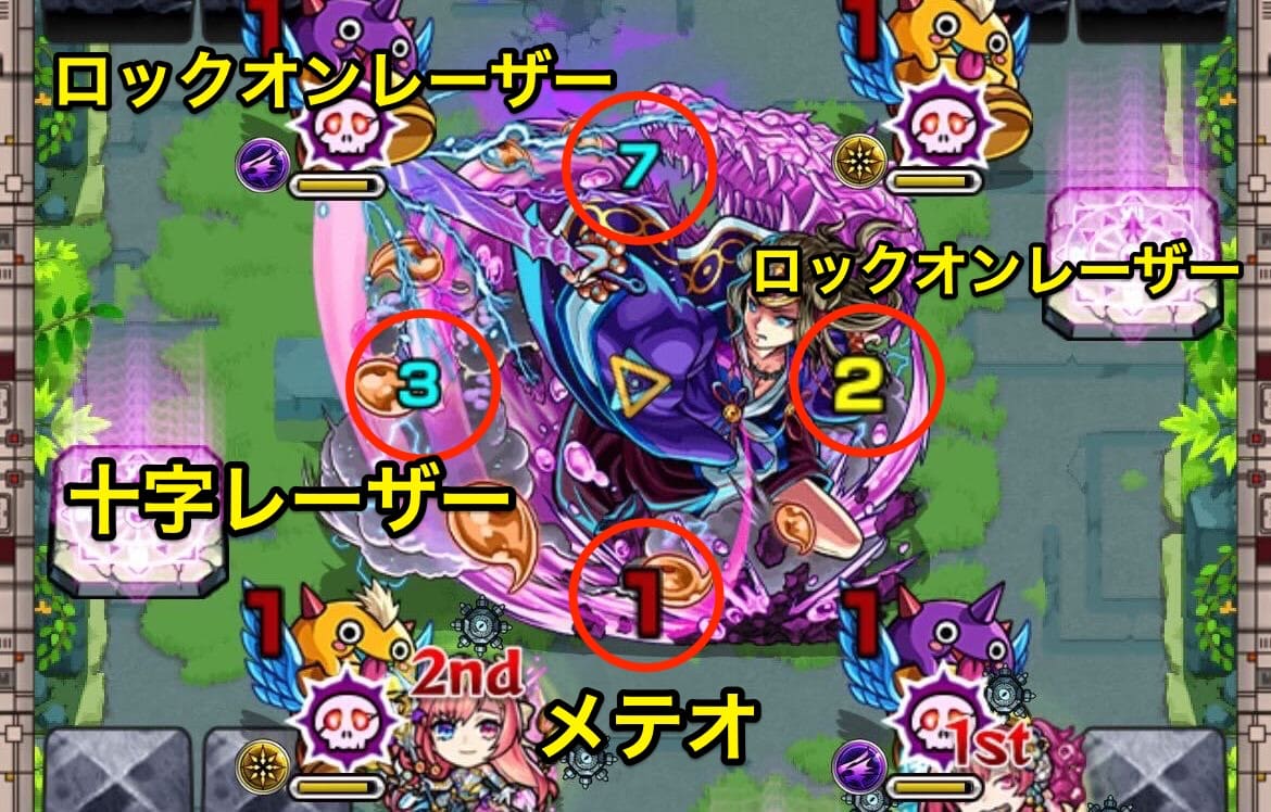 未開の大地【拠点34】攻撃パターン