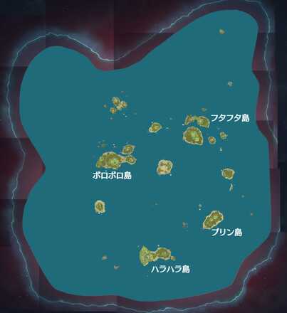 金リンゴ群島マップ