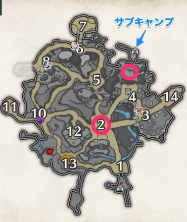 城塞高地に出現