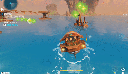 障害物上のエネルギー