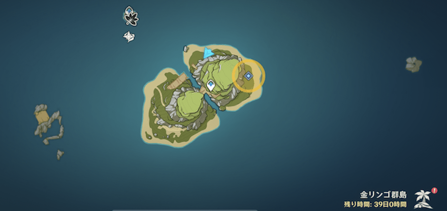 指定の地点へ行き、豆助・柴助と会話する