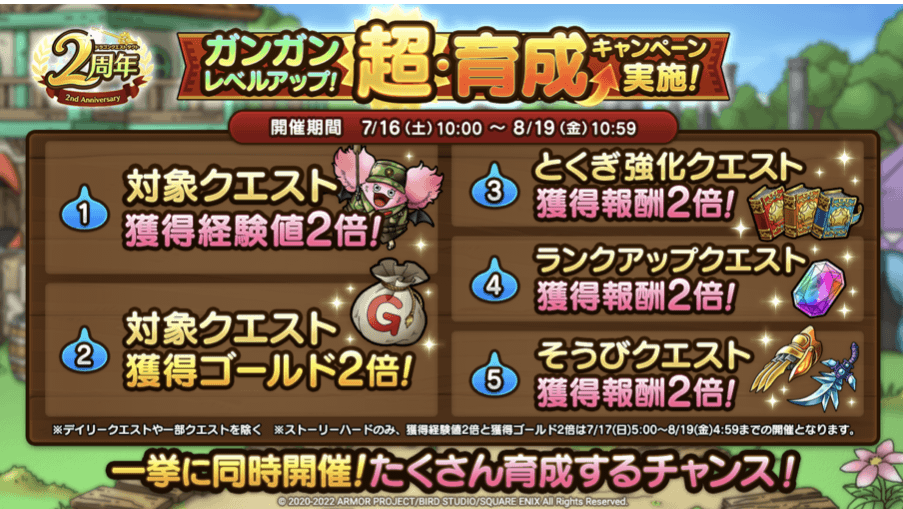 超育成応援キャンペーン