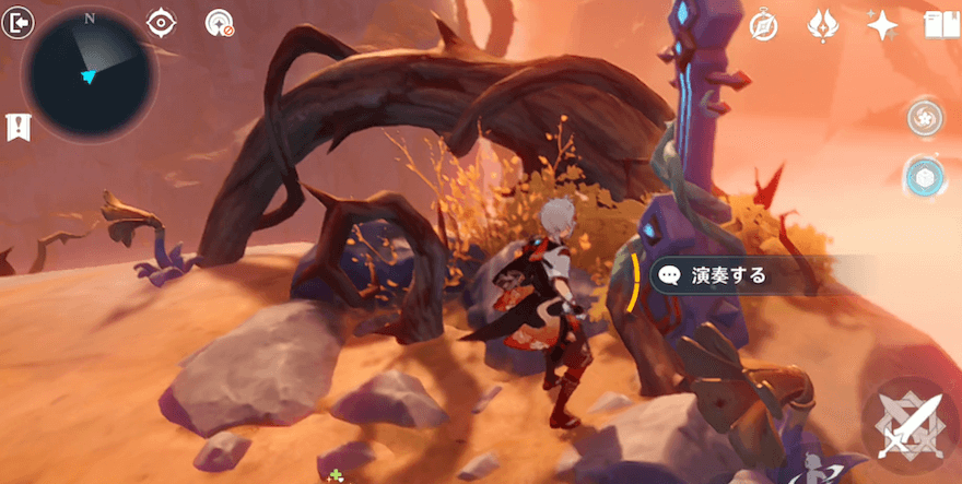 2個目の奏音の琴も音律花を動かさず起動する