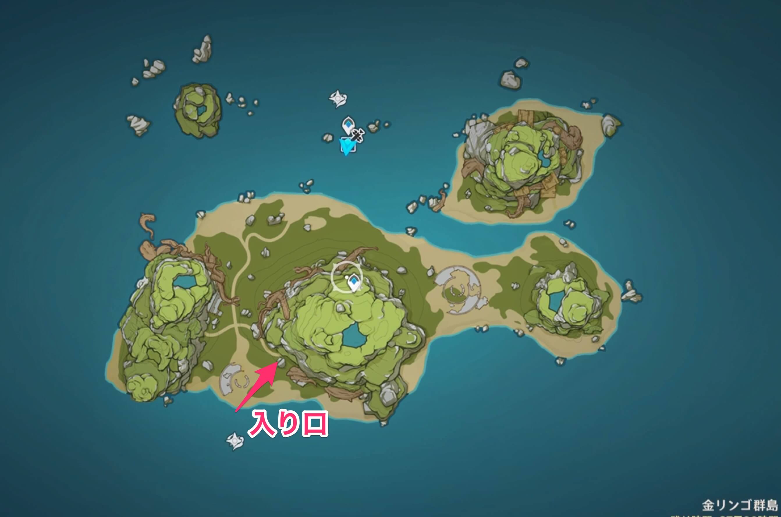 ⑪で開けた格子扉の場所に向かう