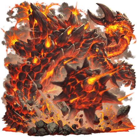 オセロニアの［核熱竜］ラーヴァガンの画像