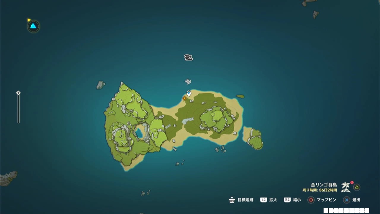 ハラハラ島へ向かう