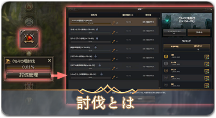 討伐システムの解説