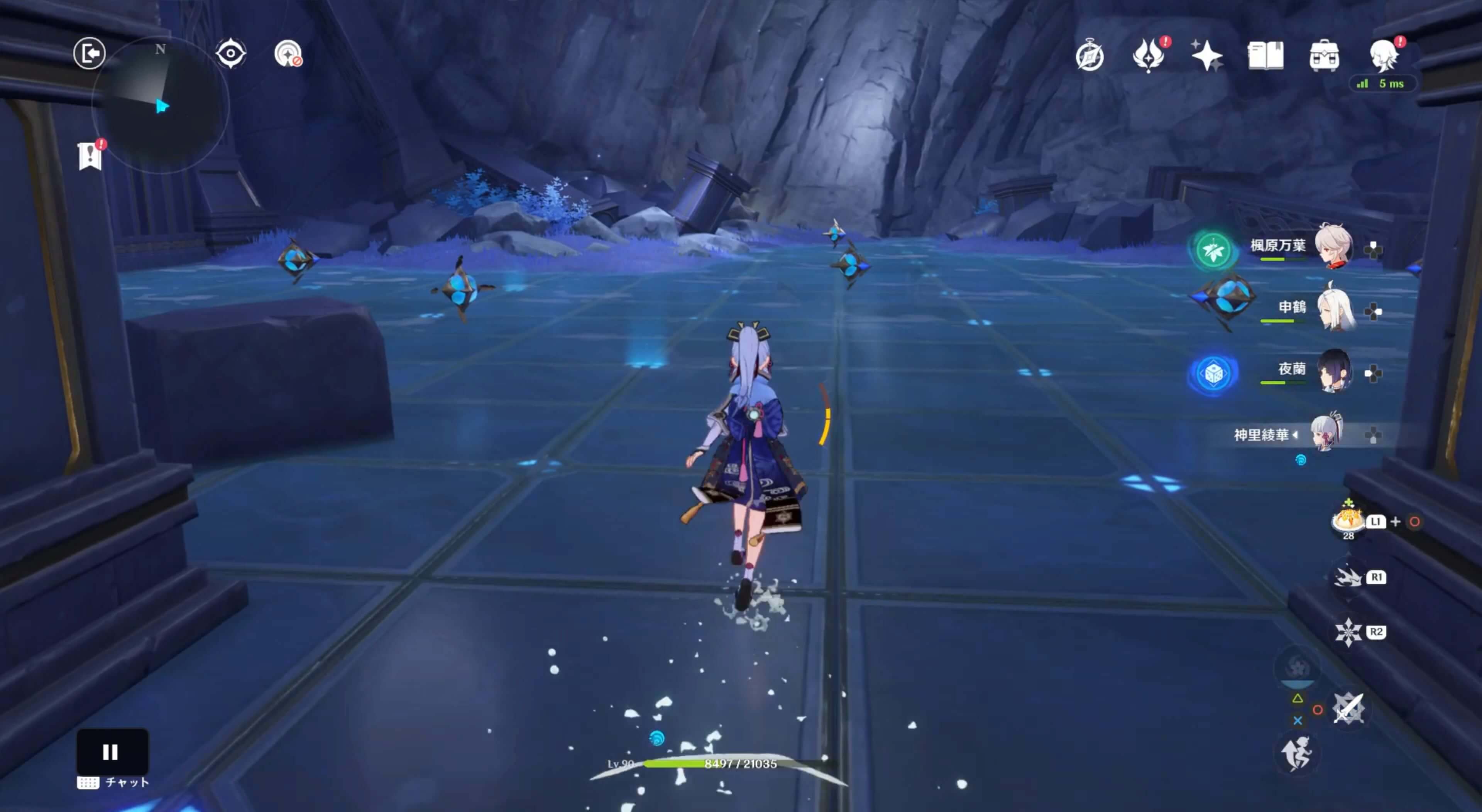 星象の謎がある部屋に進む