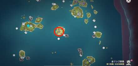 置き間違えられたホラガイのマップ