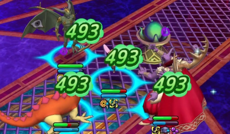 回復をしつつ1体ずつ確実に倒していく