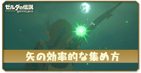 矢の効率的な集め方と種類