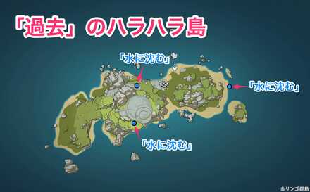 過去のハラハラ島