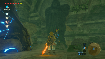 忘れ去られた神殿の女神像