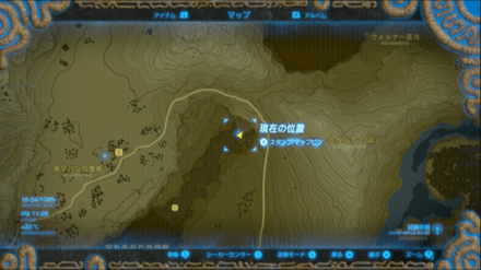 忘れ去られた神殿の女神像の場所マップ詳細