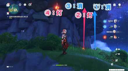 松明ギミックのマップの解き方