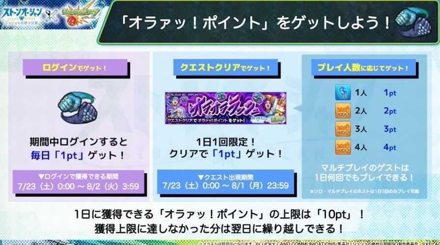 オラァッ！ポイント