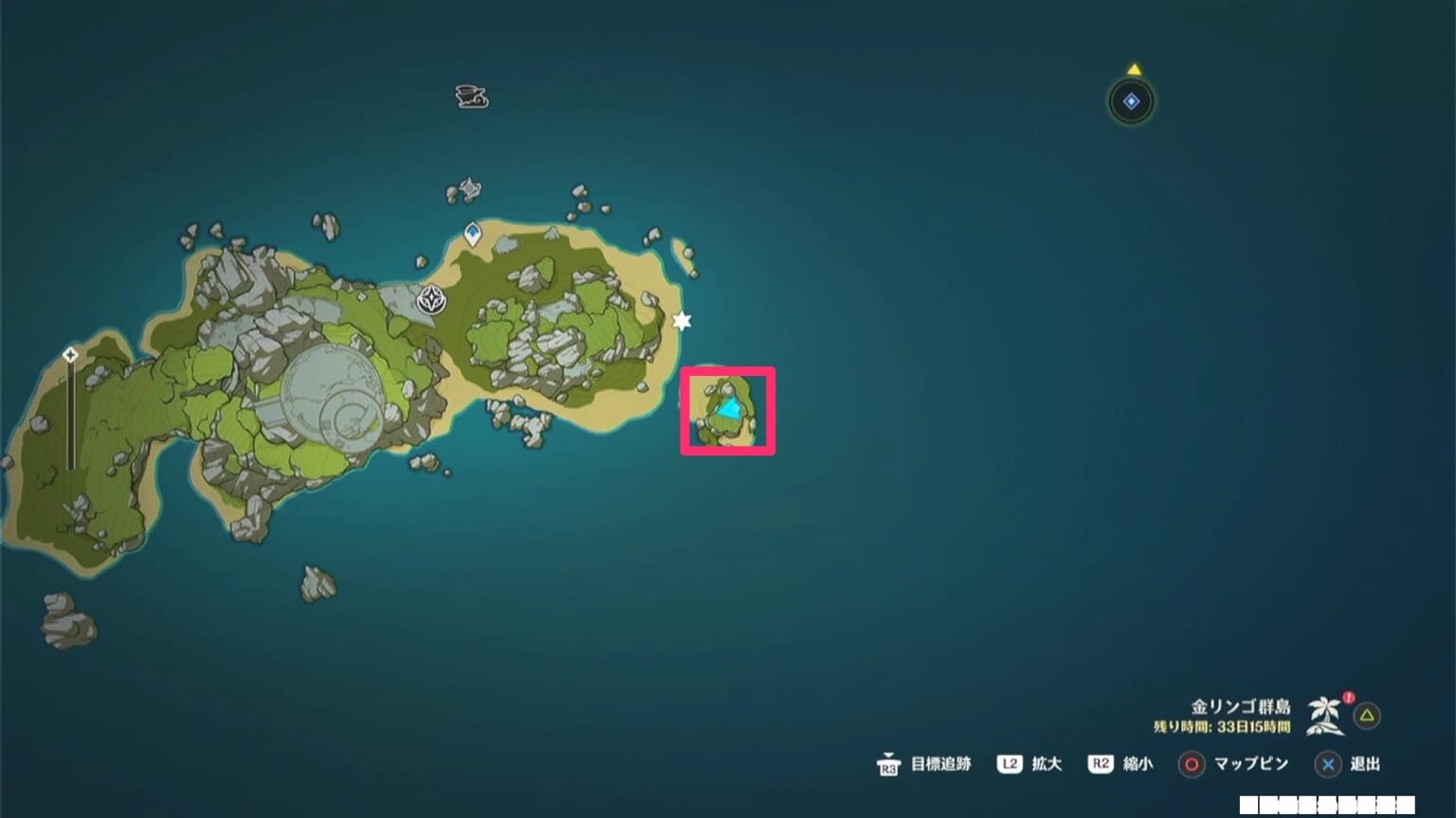 挑戦を受ける場所