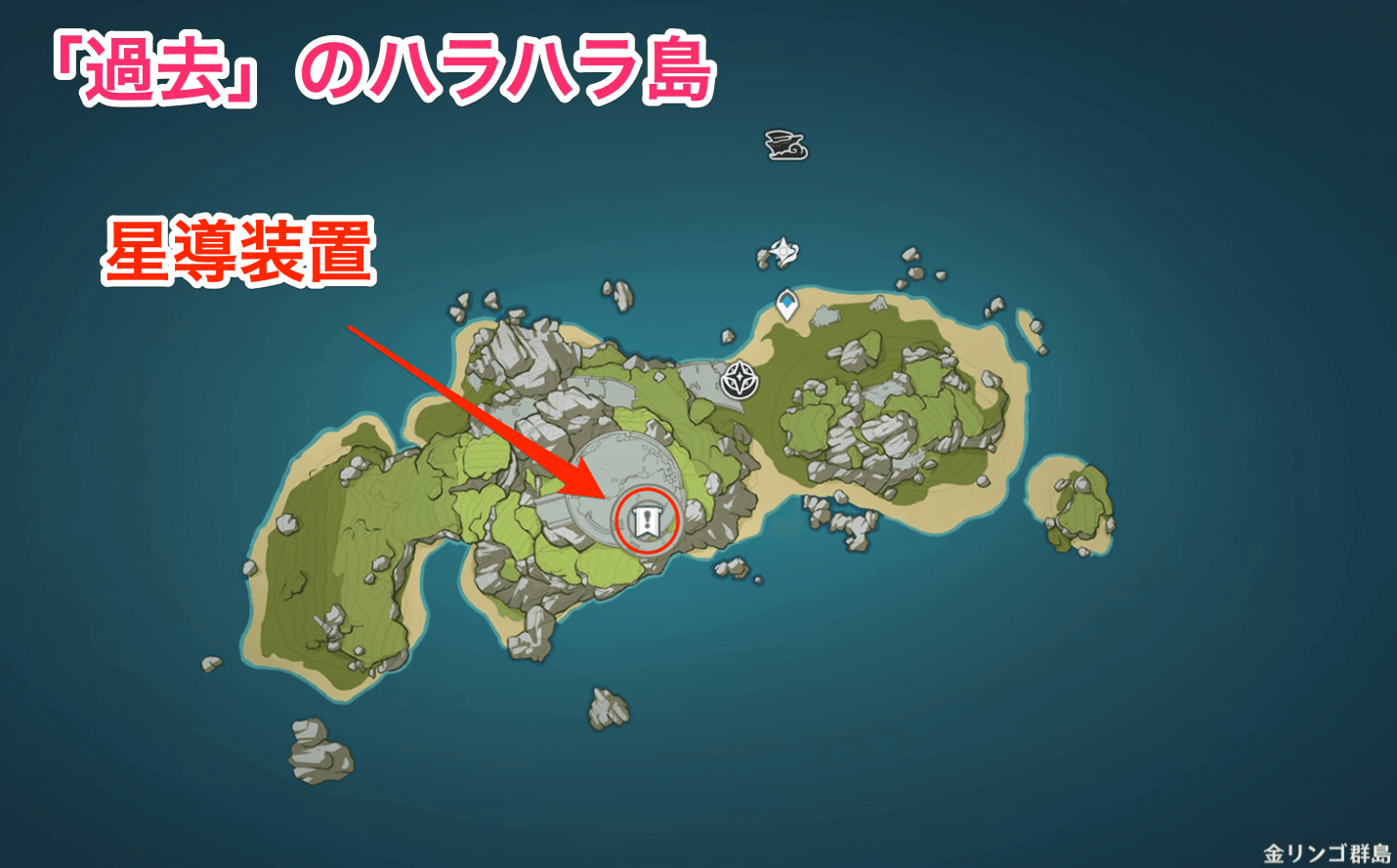 過去のハラハラ島星導装置