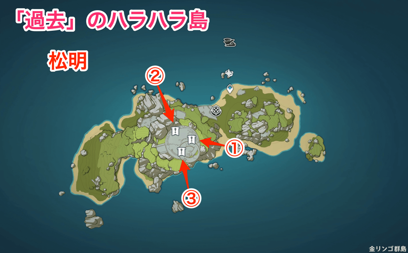 過去のハラハラ島松明