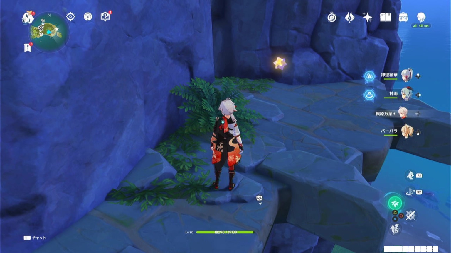 星光凝核のすごく詳細な場所