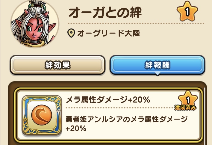 種族の絆レベル