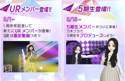 1st Anniversary キャンペーンのスケジュール