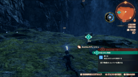 南西の天眼の大滝付近にある物資を開ける