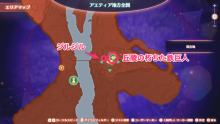 ノポンの名簿の詳細マップ