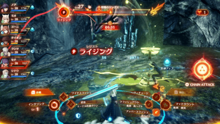 チェインゲージを貯める