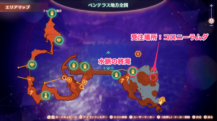 役目の詳細マップ