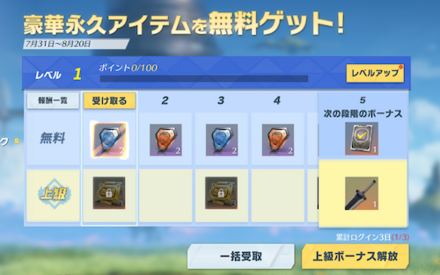 レベルダッシュ