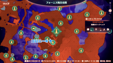 危難のジャラヘッドマップ