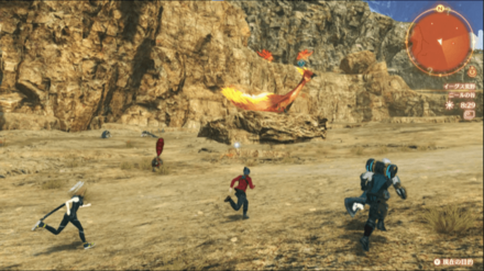 大型モンスターを倒すとクリア