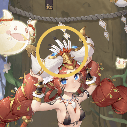 少女廻戦の蚩尤之冠のタップする場所