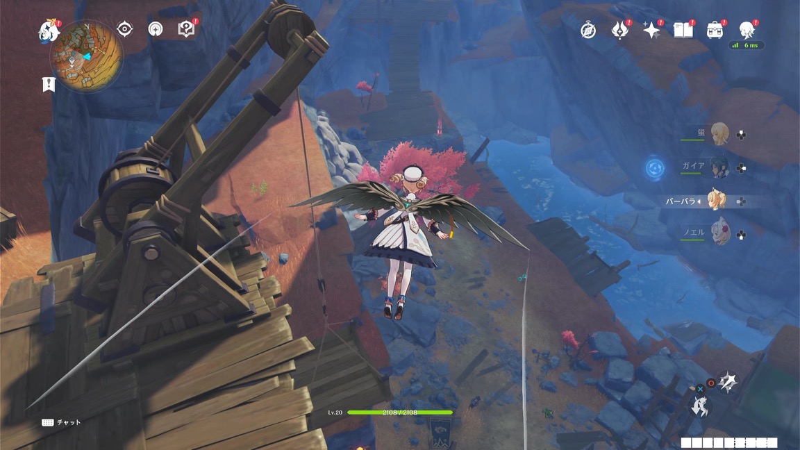 ⑦のワープポイント