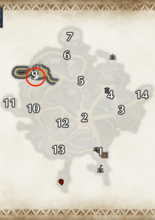 城塞高地 下層釣り場