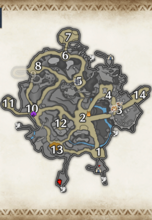 城塞高地　上層　釣り場